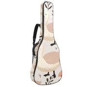 Sac de transport pour guitare basse électrique, guitare classique, petites fleurs sur fond rose clair 101,6 cm, 104,4 cm, 106,7 cm, Multicolore 08, 42.9x16.9x4.7 in, Sac à dos décontracté