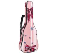 Sac de transport pour guitare classique, basse électrique, 101,6 cm, 106,7 cm, différentes figures colorées sur fond noir, Multicolore 07, 42.9x16.9x4.7 in, Sac à dos décontracté