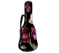 Sac de transport pour guitare classique, basse électrique, 101,6 cm, 106,7 cm, différentes figures colorées sur fond noir, Multicolore 05, 42.9x16.9x4.7 in, Sac à dos décontracté