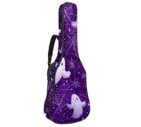 Sac de transport pour guitare classique, basse électrique, 101,6 cm, 106,7 cm, motif boules oculaires d'Halloween, Multicolore 08, 42.9x16.9x4.7 in, Sac à dos décontracté