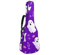 Sac de transport pour guitare classique, basse électrique, 101,6 cm, 106,7 cm, motif boules oculaires d'Halloween, Multicolore 06, 42.9x16.9x4.7 in, Sac à dos décontracté