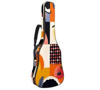 Sac de transport pour guitare classique, basse électrique, 101,6 cm, 106,7 cm, motif galaxie Space Constellation Seamless, Multicolore 08, 42.9x16.9x4.7 in, Sac à dos décontracté