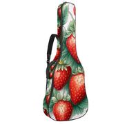 Sac de transport pour guitare classique, basse électrique, 101,6 cm, 106,7 cm, motif licorne vintage dans la forêt magique, Multicolore 02, 42.9x16.9x4.7 in, Sac à dos décontracté