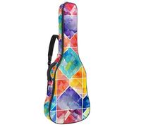 Sac de transport pour guitare classique, basse électrique, 106,7 cm, 106,7 cm, libellule rouge et feuilles d'automne, Multicolore 03., 42.9x16.9x4.7 in, Sac à dos décontracté