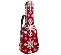 Sac de transport pour guitare classique, basse électrique, aquarelle, hiver, neige, Noël, nature 101,6 cm, 106,7 cm, Multicolore 08, 42.9x16.9x4.7 in, Sac à dos décontracté