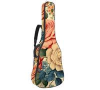 Sac de transport pour guitare classique, basse électrique, bouledogue français, 101,6 cm, 106,7 cm, 106,7 cm, Multicolore 05, 42.9x16.9x4.7 in, Sac à dos décontracté