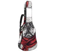 Sac de transport pour guitare classique, basse électrique, grenouille assise sur champignon 101,6 cm, 106,7 cm, 106,7 cm, Multicolore 04, 42.9x16.9x4.7 in, Sac à dos décontracté