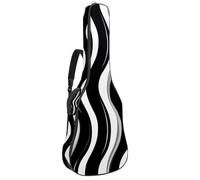 Sac de transport pour guitare classique, basse électrique, paysage de montagne artistique avec forêt de sapin mystérieuse de 101,6 cm, 106,7 cm, 106,7 cm, Multicolore 06, 42.9x16.9x4.7 in, Sac à dos