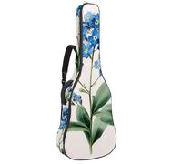 Sac de transport pour guitare classique, basse électrique, paysage de montagne artistique avec forêt de sapin mystérieuse de 101,6 cm, 106,7 cm, 106,7 cm, Multicolore 09, 42.9x16.9x4.7 in, Sac à dos