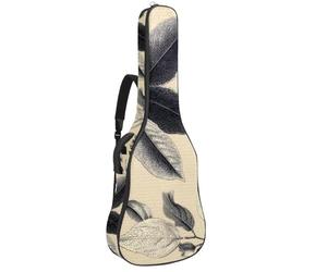 Sac de transport pour guitare classique, basse électrique, paysage de montagne artistique avec forêt de sapin mystérieuse de 101,6 cm, 106,7 cm, 106,7 cm, Multicolore 10., 42.9x16.9x4.7 in, Sac à dos