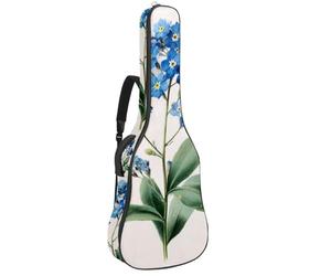 Sac de transport pour guitare classique, basse électrique, paysage de montagne artistique avec forêt de sapin mystérieuse de 101,6 cm, 106,7 cm, 106,7 cm, Multicolore 09, 42.9x16.9x4.7 in, Sac à dos