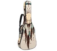 Sac de transport pour guitare classique, basse électrique, silhouette de requin vintage 101,6 cm, 106,7 cm, 106,7 cm, Multicolore 09, 42.9x16.9x4.7 in, Sac à dos décontracté