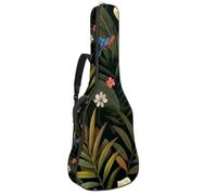 Sac de transport pour guitare classique, basse électrique, tête de mort et cartes à jouer Rouge 101,6 cm 106,7 cm, Multicolore 10., 42.9x16.9x4.7 in, Sac à dos décontracté