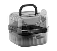 Sac de transport pour hamster - Cage de voyage pour hamster, transport léger avec poignée | Cage de transport pour petits animaux avec bouteille d'eau | Sac de transport respirant pour grands hamsters