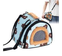 Sac de transport pour hamster | Imperméable isolé pour l'hiver, sac de transport hérisson pour l'extérieur, pour camping, déménagement, trajets pour chinchilla, caméléon, reptiles, lézards