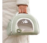 Sac de transport pour hamster pour petits animaux - Sac de transport respirant à bandoulière, sac de transport léger à suspendre, solution de voyage sécurisée pour animaux de compagnie | Roddent