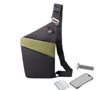 Sac de transport pour homme - Sac de poitrine anti-vol - Sac banane