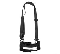 Sac de transport pour JBL Flip 7/6 avec bandoulière - pour étui en maille de nylon robuste étanche pour étui de voyage résistant aux chocs Noir 18 x 7 x 7 cm