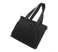 Sac de transport pour machine à café à portion unique, sac de rangement en tissu Oxford 350D avec compartiments latéraux pour capsules et accessoires, sac de transport compact 30 x 12 x 24 cm, noir