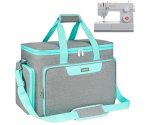 Sac de Transport pour Machine à Coudre avec Poches pour Machines à Coudre et Accessoires de Couture, Sac à Coudre adapté à la Plupart des Tailles Standard Singer, Brother, Janome, Grande boîte à