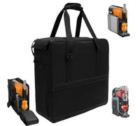 Sac de transport pour machines Slush, 46 x 18 x 46 cm, sac de rangement étanche à la poussière, pour machine à grandir portable, sac de transport pour machine Ninja SLUSHi FS301 FS300 (noir)