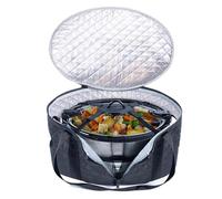 Sac de transport pour mijoteuse - Sac intérieur isotherme réutilisable de grande capacité, avec boucle de fermeture de couvercle, sac de voyage, pour camping, excursions, voyages, pique-niques, fêtes