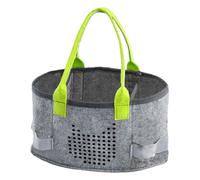 Sac de transport pour musique, étui de rangement élégant en feutre extra espace, 26 x 17 x 15 cm, portable robuste et multifonctionnel pour jeux de démarrage et organisation de voyage, Vert, Refer to