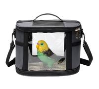 Sac de transport pour oiseaux | Cage de transport pour perruches et petits oiseaux, sac portable pour petits animaux, perruches, calopsittes et grandes perruches, poches fixes, amovibles, respirants