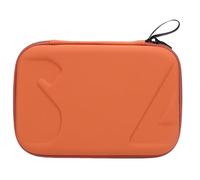 Sac de Transport pour Osmo Mobile 7, étui de Stockage EVA à l'épreuve des Chocs avec intérieur moulé et étui de Voyage de Poche Accessoire pour la Protection du cardan (Noir) (Orange)