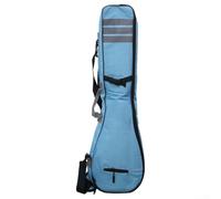 Sac de transport pour pagaie avec trois sections intérieures, fermeture à boucle pour un maintien sûr, et plusieurs poches zippées, adapté pour le rangement et pour les pagaies de kayak (bleu foncé)
