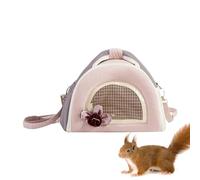 Sac de transport pour petit animal de compagnie - Sac de transport pour chinchilla | Sac de voyage pour petits animaux pour hamster, lapin, gerbille, hérisson, étui de transport souple pour voyage