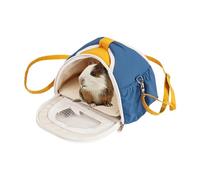 Sac De Transport Pour Petit Animal - Pochette De Voyage Pour Chinchilla, Hamster, Lapin, Gerbille, Hérisson, Planeur De Sucre, Portable 24 X 17 X 19 Cm, Tissu Tissé, 315 G, Rose, Vert Armée | Prise En