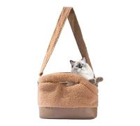 Sac de transport pour petits animaux - Imperméable et chaud - Avec sangle de sécurité - Pour les races de petite et moyenne taille - Pour les voyages d'hiver par temps froid - Pour promenades en plein