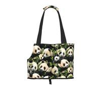 Sac de transport pour petits chiens, chats et lapins - Imprimé panda mignon