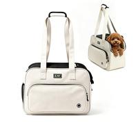 Sac de transport pour petits chiens jusqu'à 6,5 kg | Sac à main léger et respirant pour animal de compagnie, sac à main tendance pour voyage, extérieur et camping