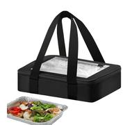Sac de transport pour plat à gratin - Sac isotherme anti-fuite pliable - Sac de transport alimentaire - Chauffe-plat - Pour le transport des repas, la livraison de service, le rangement, les fêtes