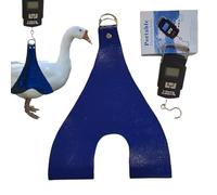 Sac de transport pour poulet, sangle de transport avec échelle de poids, élingue de poulet, balance suspendue, porte-boucle pour petits animaux pour peser le bétail