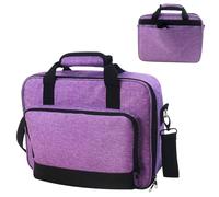 Sac de Transport pour projecteur Epsons CO-W01, Sac de Transport pour projecteur Epsons CO-FH02, VS260, ViewSonicss M2W WXGA avec Poches et Bretelles réglables (Violet)