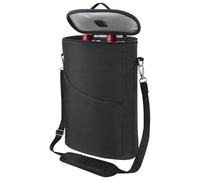 Sac de transport pour refroidisseur de vin pour 2 bouteilles - Pochette isotherme étanche | Porte-vin et bière Portable avec sangle réglable et poignée pour voyage, fête, pique-nique, Golf, adultes, f