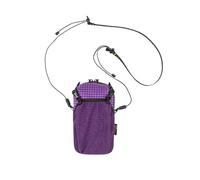 Sac de transport pour téléphone pour homme et femme - Porte-bouteille d'eau - Ceinture de rangement simple - Pour homme et femme - Pour sport de plein air, Violet avec sangle, Taille unique