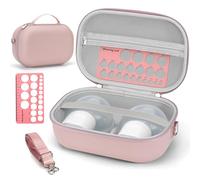 Sac de transport pour tire-lait Momcozy et Willow, utilisation avec tire-lait mains libres pour la sécurité/Medela/Eufy/Bluefair, sac de pompage de voyage avec règle pour tétons et plateau amovible