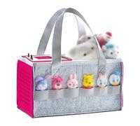Sac de transport pour Toniebox Starter Set et accessoires, sac de rangement en feutre pour figurine Tonies et Toniebox étui de transport Tonies avec poignée pour Toniebox et accessoires (rose)