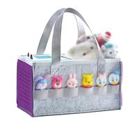 Sac de transport pour Toniebox Starter Set et accessoires, sac de rangement en feutre pour figurine Tonies et Toniebox étui de transport Tonies avec poignée pour Toniebox et accessoires (violet)