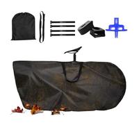 Sac De Transport Pour Vélo - Housse De Voyage Résistante Et Imperméable Pour Velo De Route, VTT Ou Vélo Pliant - Protection Antichoc Avec Poignées Et Bandoulière - Idéal Avion, Train, Voiture Et Range
