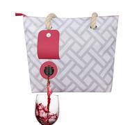 Sac de transport pour vin - Sac isotherme portable pour bouteille de voyage | Sac isotherme et anti-fuite avec sangle de sécurité, organisateur de boissons robuste pour les événements en plein air