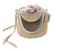 Sac de transport pratique pour rongeurs avec panneau en filet et ceinture amovible et coussin amovible pour petit animal de compagnie ventilé