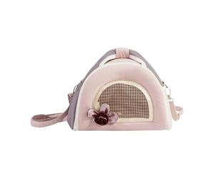 Sac de transport respirant avec poignée supérieure et sangle réglable pour | Sac de transport pour hamster, guinée, hérisson