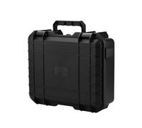 Sac de transport rigide étanche, boîte à outils avec éponge, boîte de rangement, protection de sécurité, organisateur, boîte à outils, étui à outils en plastique pour les longs trajets(250x200x74mm)