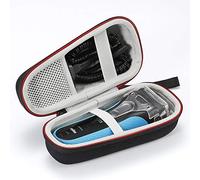 Sac de transport rigide pour Braun Series 3 3040s 3010BT 3020 3030s 300s, Braun Series 5 5030s 5147s WF2s 5090cc 5050cc Rasoir électrique pour hommes. (Les appareils ne sont pas inclus) - Noir