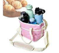 Sac de transport - Sac fourre-tout à quatre emplacements, porte-bouteilles pour les aventures en plein air, pochette d'hydratation avec sangle réglable, équipement de voyage, organisateur de boissons
